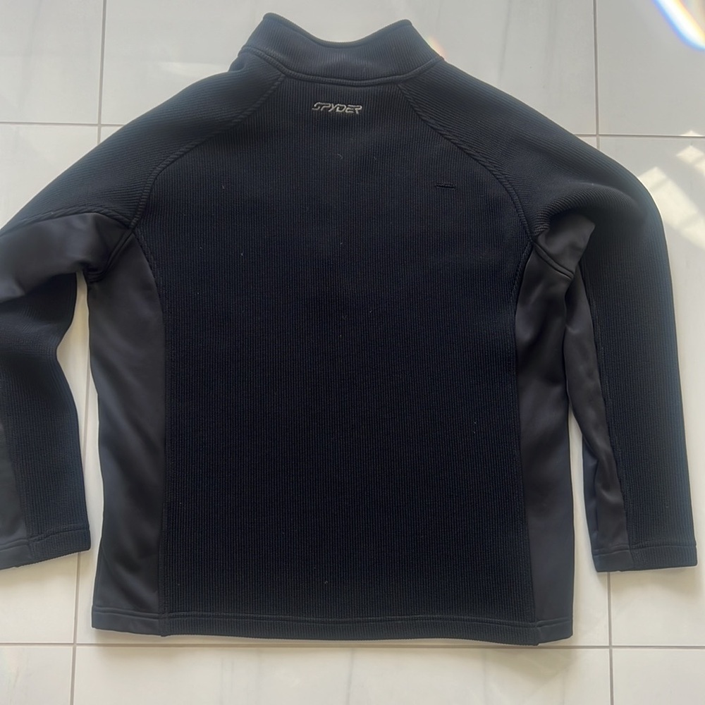 Spyder Black BANDIT HALF ZIP
FLEECE JACKET Size L - Picture 5 of 6
